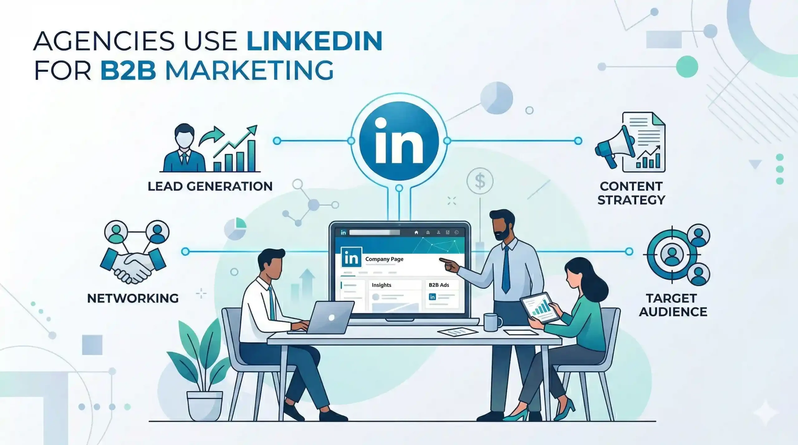 Agencies Use LinkedIn for B2B Marketing