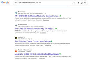 Search results for ISO 13485 certification